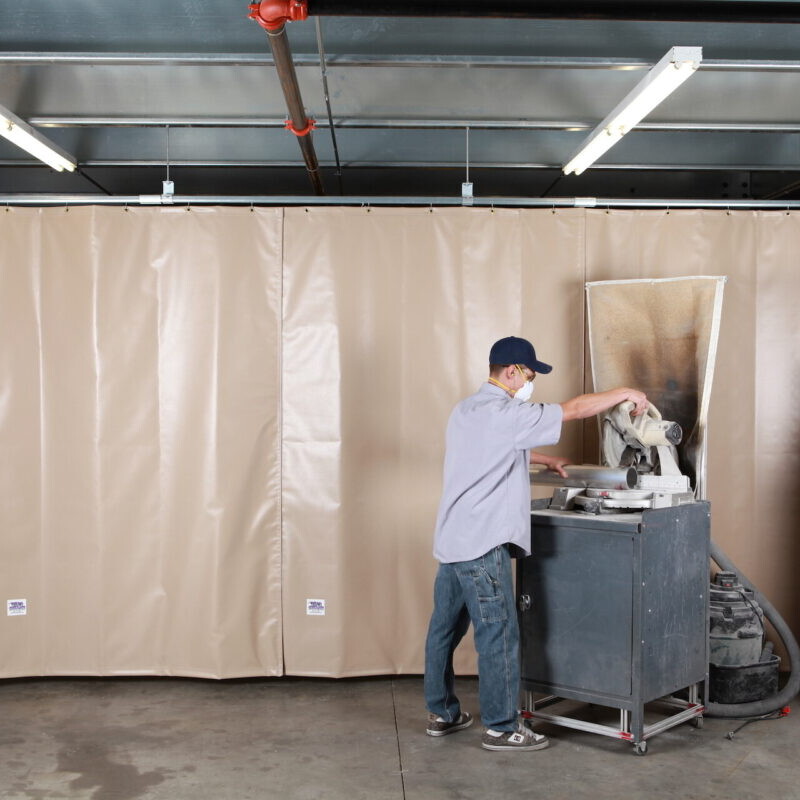goffs-sound-curtain-wall-industrial-noise-control-shield-saw-air-compressor